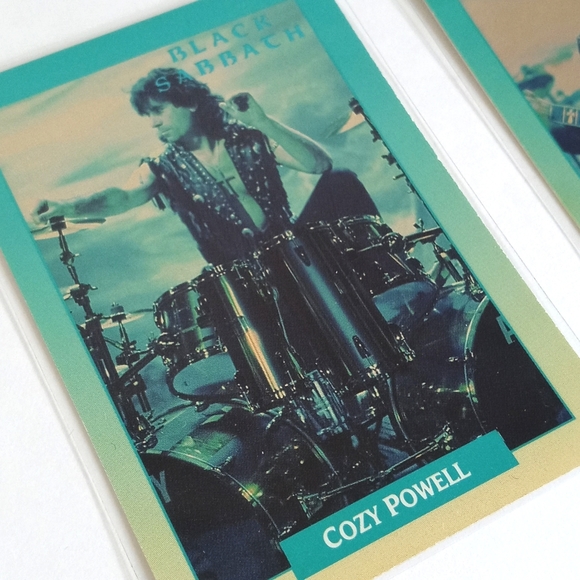 Rare Set of 3 1991 Black Sabbath Music Trading Cards Tony Lommi Cozy Powell - Picture 2 of 10